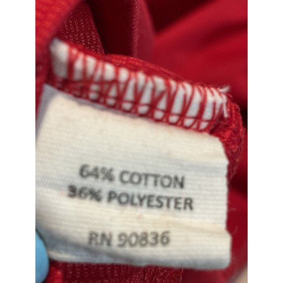 Sport-Tek by Port Authority Men's Red Short Sleeve Polo Shirt Size Medium - Picture 5 of 6